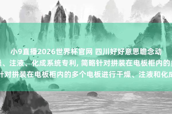 小9直播2026世界杯官网 四川好好意思瞻念动力央求用于电板柜的干燥、注液、化成系统专利， 简略针对拼装在电板柜内的多个电板进行干燥、注液和化成工序